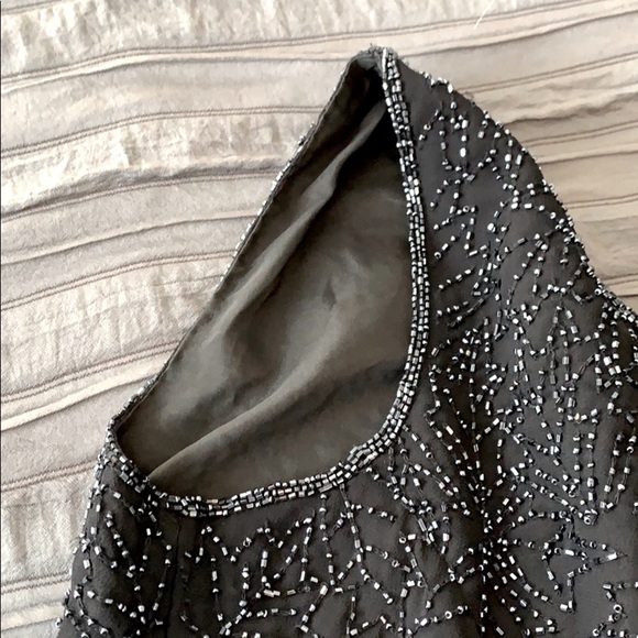 JKara Black Beaded Tank - Picture 8 of 12